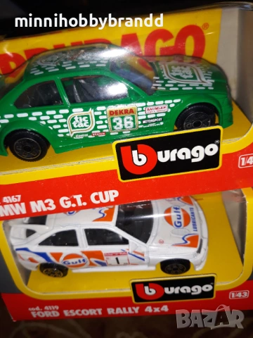 Bmw Ford Renault Peugeot Ferrari Porsche Lancia 1.43 Burago , снимка 3 - Колекции - 53658376