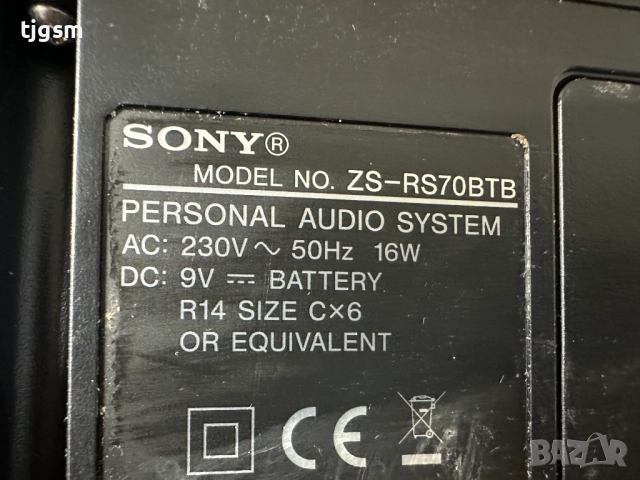 Минисистема радио Mp3 Плеър Sony Zs-Rs70Btb, снимка 9 - Радиокасетофони, транзистори - 52957747