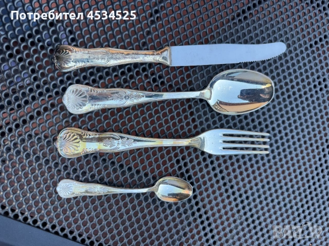 ✨ Италиански комплект посребрени прибори (ARG 800) ✨, снимка 3 - Антикварни и старинни предмети - 53538590