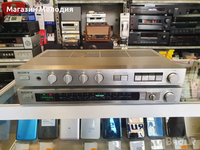  Усилвател SONY TA-AX2 + Тунер SONY ST-JX2L В отлично техническо и визуално състояние., снимка 2 - Ресийвъри, усилватели, смесителни пултове - 46261507
