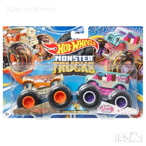 Комплект 2 колички Monster Truck Hot Wheels 1:64 Бъги 2бр, снимка 1 - Коли, камиони, мотори, писти - 48864712