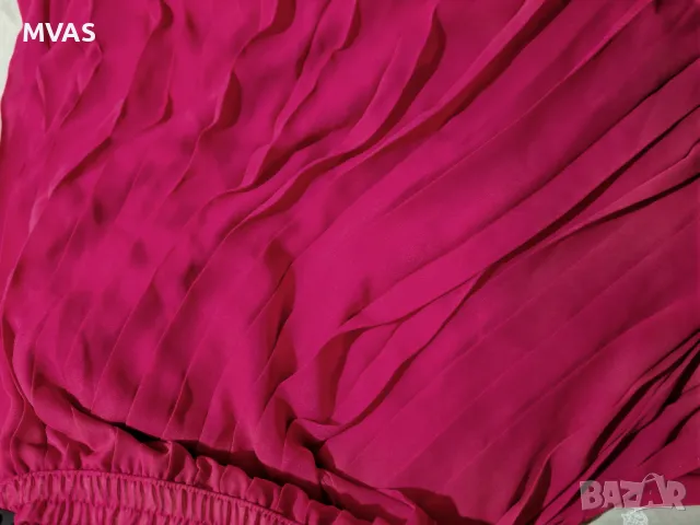 Нова розова плисирана воалена пола XL 2 XL, снимка 3 - Поли - 49756339