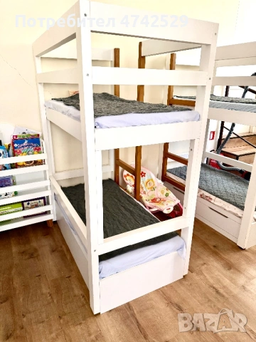 Продавам 6 бр. двуетажни детски легла (възможност за покупка и поединично), снимка 5 - Бебешки легла и матраци - 53542106