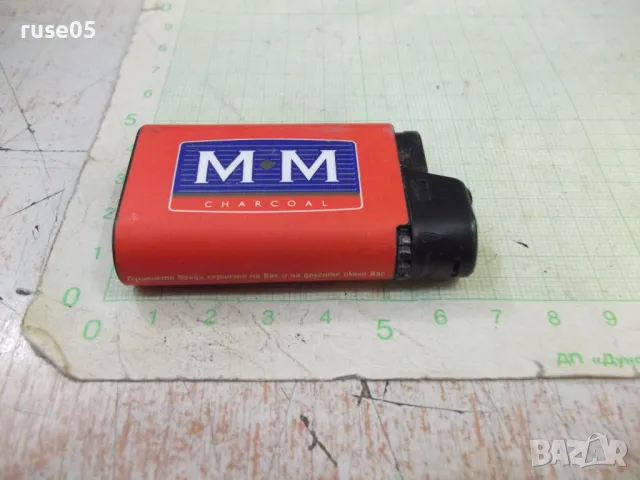 Запалка "MM" френска газова с камъче работеща, снимка 3 - Колекции - 50010488