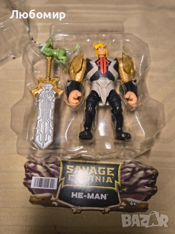 Играчка „Господари на Вселената“ и „Хи-Мен“, колекционерска фигурка „Хи-Мен Савидж Етерния“ MOTU  , снимка 3 - Фигурки - 53896084