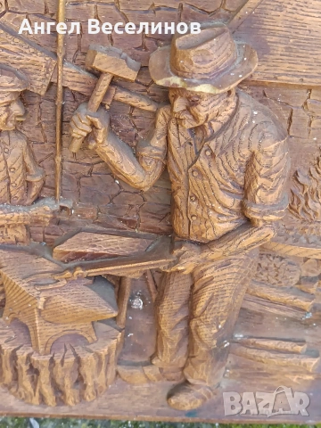 релефна скулптура , снимка 4 - Антикварни и старинни предмети - 54079096