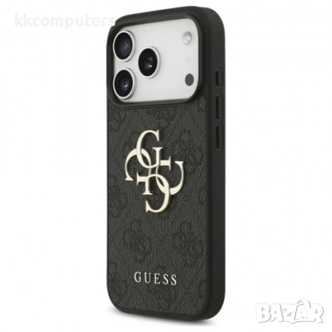 Оригинален кейс Guess Big 4G Logo Classic, За iPhone 17 Pro Max (6.9), Черен, снимка 4 - Калъфи, кейсове - 51825735