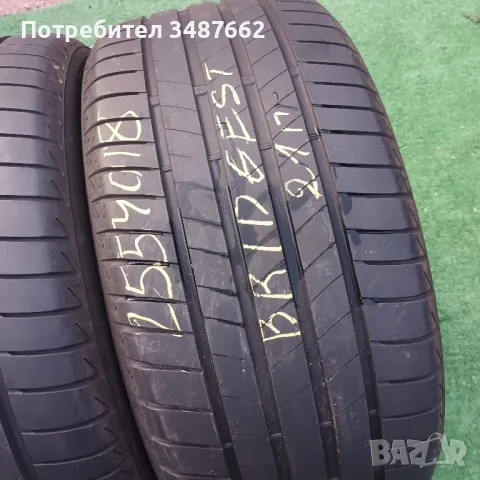 255 40 18 Bridgestone 2бр летни дот 2021г , снимка 2 - Гуми и джанти - 47143745