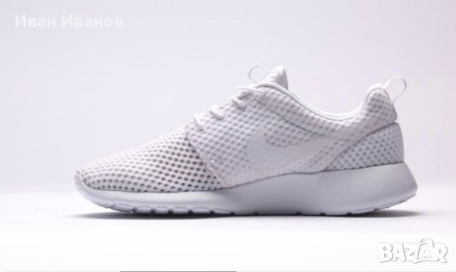 маратонки NIKE ROSHE ONE BR "TRIPLE WHITE" номер 40,5-41, снимка 4 - Маратонки - 45456850