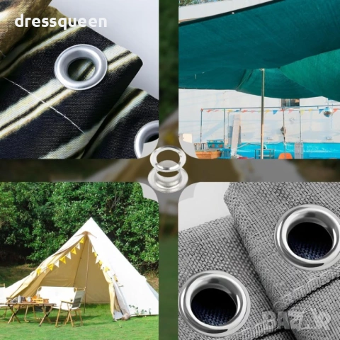 4891 Професионални клещи за капси 10мм + Комплект 200 бр. метални капси – за банери и кожа, снимка 5 - Клещи - 53624464