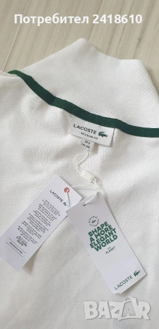 Lacoste Pique Cotton Regular Fit  Mens Size 8 - 3XL  НОВО! ОРИГИНАЛ! Мъжка Тениска!, снимка 2 - Тениски - 53921704
