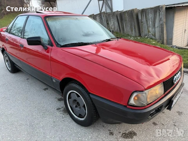  audi 80 газ / бензин 1.8 90 коня - цена 920 евро НЯМА РЪЖДА ОТДОЛУ - колата e регистрация на 05,03,, снимка 9 - Автомобили и джипове - 53611895