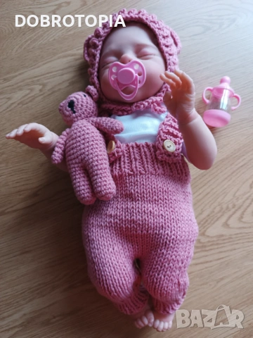 Реалистична кукла "Спящо бебе", снимка 2 - Кукли - 53029232