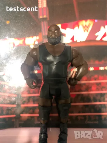 Екшън фигура WWE Mark Henry Марк Хенри WSM figure играчка Mattel, снимка 7 - Колекции - 48386137