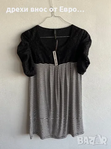 Туника на раета с дантела S и M, снимка 1