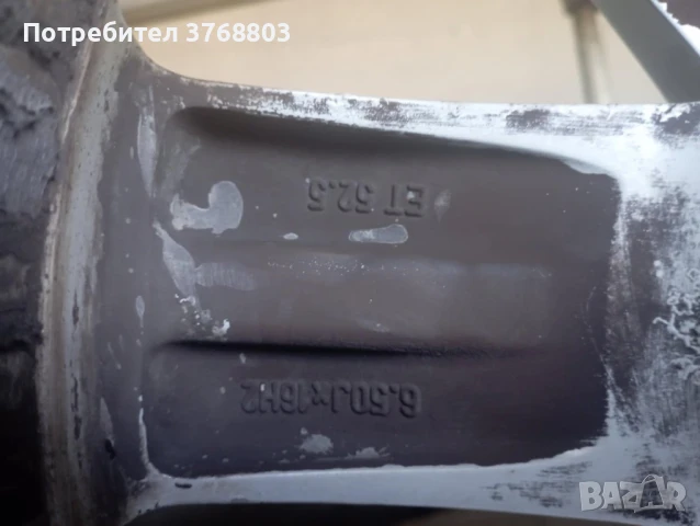 Джанти 16 за форд ЕТ 52,5, снимка 3 - Гуми и джанти - 50948356