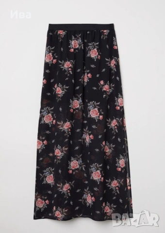 Дълга шифон пола h&m, снимка 2 - Поли - 53978013