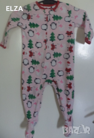 Памучни и поларени пижамки за 18 месеца, снимка 10 - Бебешки пижами - 51642137