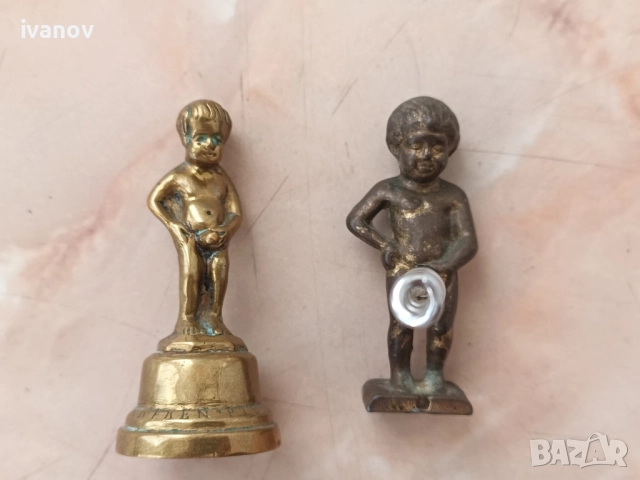 Лот бронзови фигурки - тирбушон и запушалка, снимка 7 - Колекции - 51779809