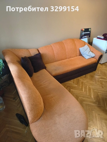подсилен ъглов диван+подарък масичка и таборетки, снимка 4 - Дивани и мека мебел - 53518138