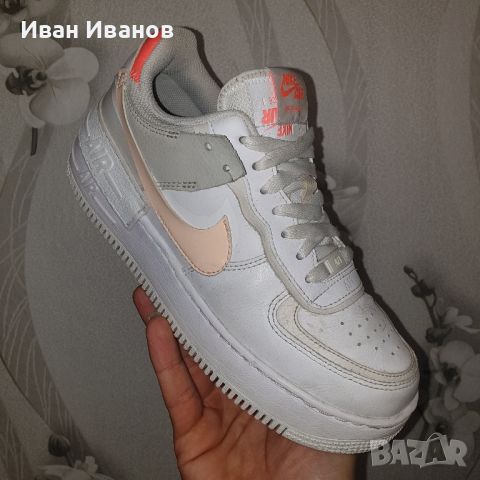 оригинални маратонки NIKE AIR FORCE 1 PIXEL CRIMSON номер38,5-39, снимка 9 - Маратонки - 42609437