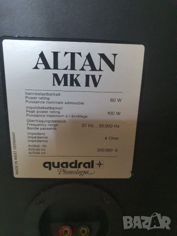 QADRAL-ALTAN MK |\/, снимка 4 - Тонколони - 46495781