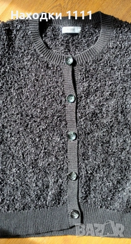 Красива маркова жилетка Noom, черна, 100% памук, размер М, като нова, снимка 2 - Жилетки - 52250903