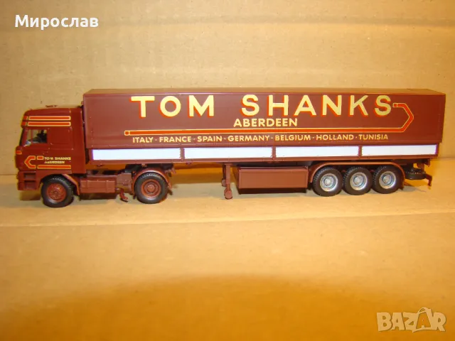 HERPA H0 1/87 DAF КАМИОН ТИР МОДЕЛ КОЛИЧКА, снимка 1