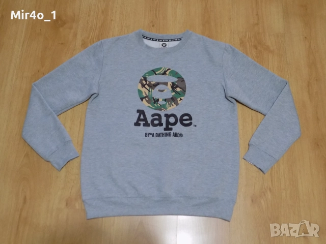 блуза aape by bathing ape горнище фанела худи елек суичър суитшърт яке мъжка оригинална L