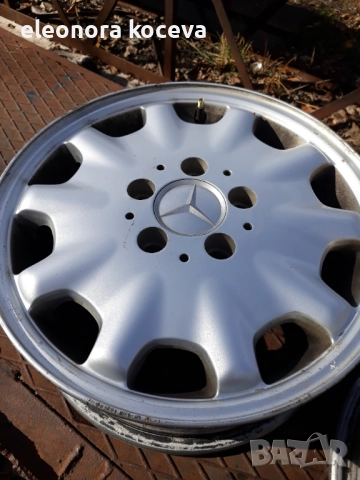 Алуминиеви джанти мерцедес 15ки, снимка 2 - Гуми и джанти - 52245565