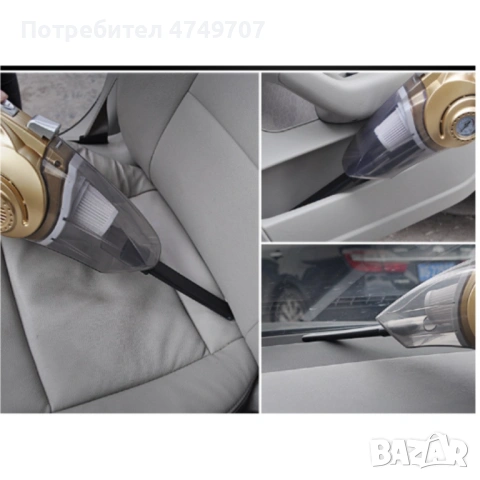 Преносима авто-прахосмукачка – мощност и удобство винаги под ръка, снимка 6 - Аксесоари и консумативи - 53681634