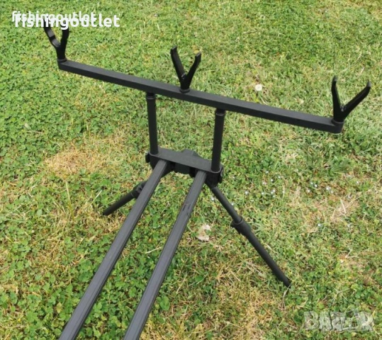 Kомплект за дънен риболов - три въдици 3.6м , три макари 13 лагера, стойка, аларми и обтегачи, снимка 7 - Въдици - 54225073