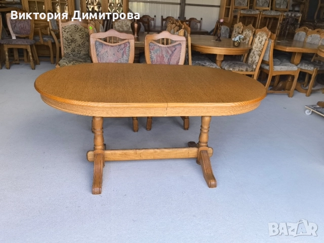 Разтегателна трапезна маса , снимка 3 - Маси - 51738379