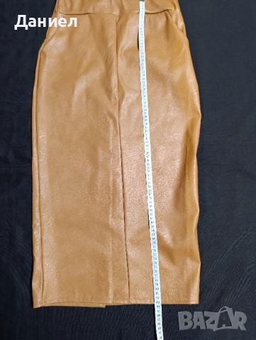 Kожена пола Нова!, снимка 3 - Поли - 52068874