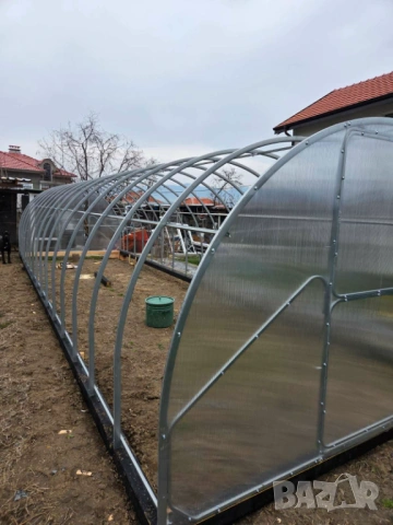 Оранжерия с поликарбонат-монтаж за един ден, снимка 4 - Оранжерии - 54048009
