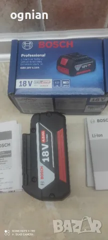 Батерия BOSCH GBA 18W 4ah, снимка 5 - Други инструменти - 47473511