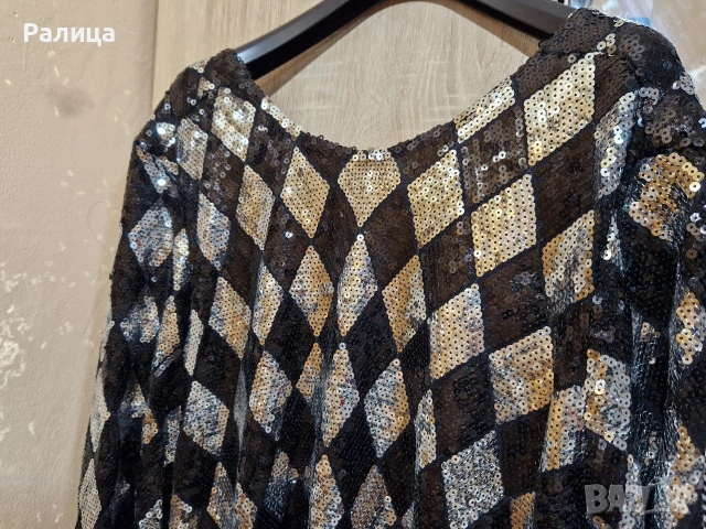 Дамска рокля с пайети, снимка 2 - Рокли - 53416760
