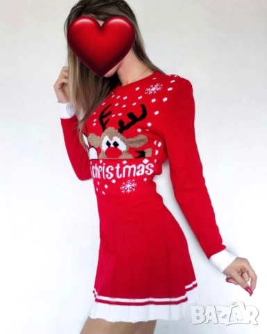 Коледна рокля, снимка 2 - Рокли - 52591886