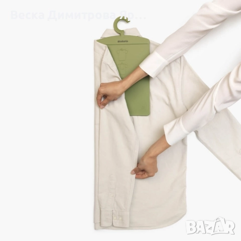 Компактна приставка за прецизно сгъване на ризи и тениски Brabantia, снимка 11 - Други стоки за дома - 51559134