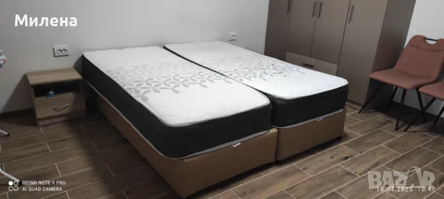 Модулен гардероб и френски легла, снимка 1