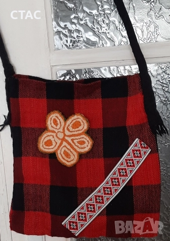 Нова,ръчно изработена торбичка иДве ножчета от 80-те/7лв двете, снимка 2 - Декорация за дома - 51886822