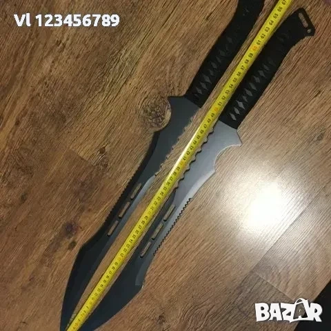 Катана Меч Два броя комплект SW-36 Katana с калъф Нинджа Мачете , снимка 4 - Ножове - 53950627