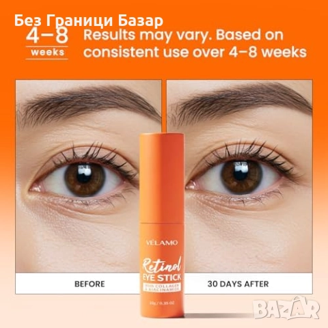 Нов Ретинол крем стик за очи хидратация и лифтинг ефект кожа лице жени, снимка 3 - Козметика за лице - 51771982
