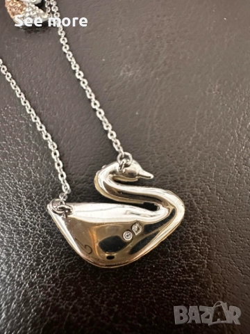 SWAROVSKI комплект - колие и гривна, снимка 12 - Бижутерийни комплекти - 52866933