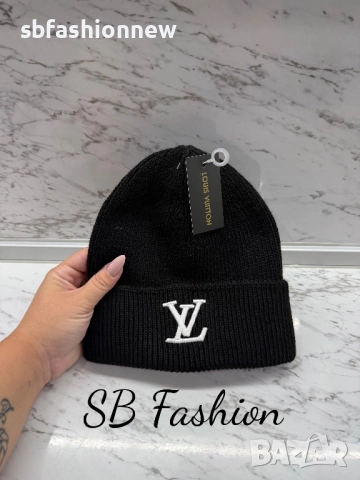 Louis Vuitton шапка с пух или без, снимка 3 - Шапки - 52547919
