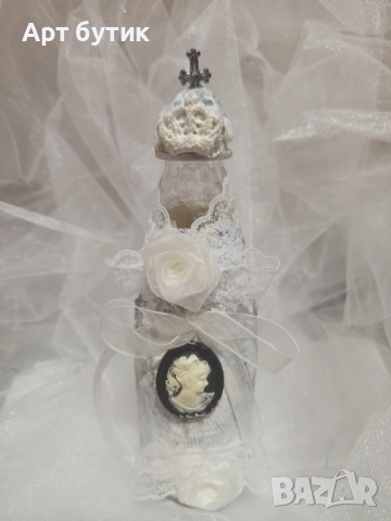 Бутиков комплект за Кръщене , модел “Камея„, снимка 3 - Декорация - 52570152
