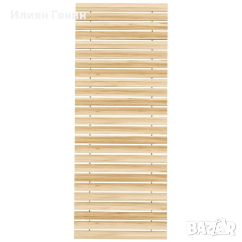 Градинско стъпало Outsunny, устойчиво на атмосферни влияния, смърчова дървесина, 120 x 47 x 1 см, снимка 12 - Градински мебели, декорация  - 50479258