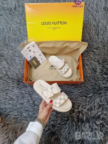 дамски чехли louis vuitton , снимка 4 - Чехли - 46936116