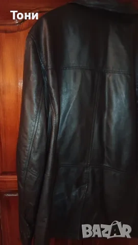 Ново Мъжко Зимно Яке Изцяло от Натурална Естествена Кожа XL , снимка 11 - Якета - 53661137