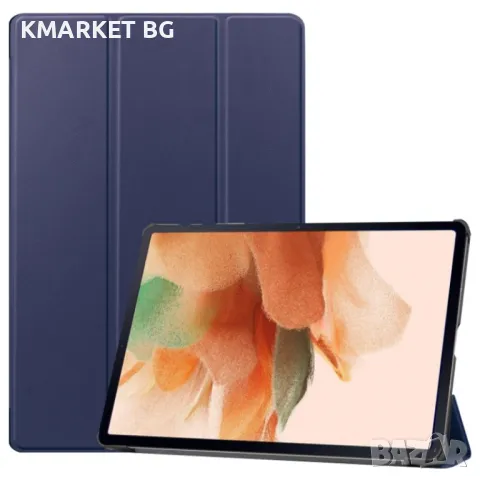 Samsung Galaxy Tab S7 Lite T730 / T735 / Tab S7 FE T736 Кожен Калъф и Протектор, снимка 2 - Калъфи, кейсове - 48271413